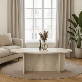 moebel17 Luminous Beige Grau Holz 120 x 40 x 60 cm