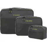Travelite Accessoire Packtaschen Set 3 tlg., Packsack Accessoires Packing Cubes anthrazit |