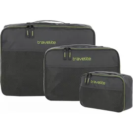 Travelite Accessoire Packtaschen Set 3 tlg., Packsack Accessoires Packing Cubes anthrazit |