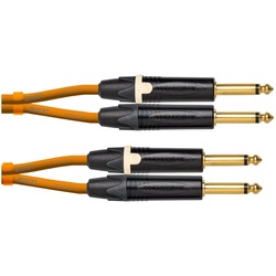 Cordial CEON DJ PLUG O 1,5m Klinkenkabel Orange