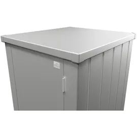 Biohort Terrassenschrank Julia 77,7 x 87 x 180,9 cm Silber-metallic