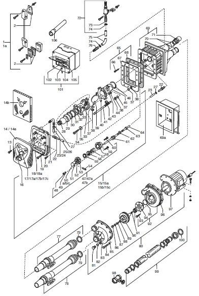 UWE JUNO Drehstrommotor 2,8 kW 230 / 400 V 50 Hz Nr. 97