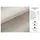 altdecor Boxspringbett 180 x 200 cm H3 Beige/Weiß