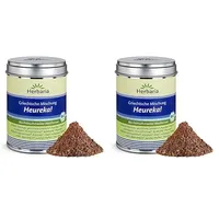 Herbaria Heureka bio 80g M-Dose – fertige Bio-Gewürzmischung für Gyros, Hackfleisch und Gemüse – Griechisches Gewürz – Gyrosgewürz - mit erlesenen Zutaten - in nachhaltiger Aromaschutz-Dose
