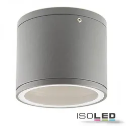 Deckenaufbauleuchte GX53 230V IP54 outdoor geeignet - silber