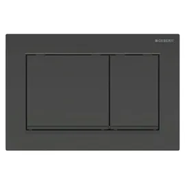 Geberit Omega30 Betätigungsplatte schwarz/schwarz matt 115.080.DW.1