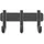 Hewi Hakenleiste 480 Schwarz Matt 480.90.00260DC