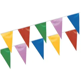Papstar Wimpelkette Girlande 4 m 10 St. Bunt