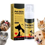 Toivize Pet Skin Care Spray für Hunde & Katzen, Antiseptisches Hautspray, Beruhigendes Spray gegen Juckreiz, Allergien & Trockene Haut, Wundpflege & Schnelle Hautregeneration, 50ml