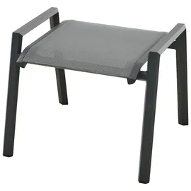 Siena Garden Hocker Tauro Kunststoff 59 x 47 x 57 cm Grau