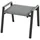 Siena Garden Hocker Tauro Kunststoff 59 x 47 x 57 cm Grau