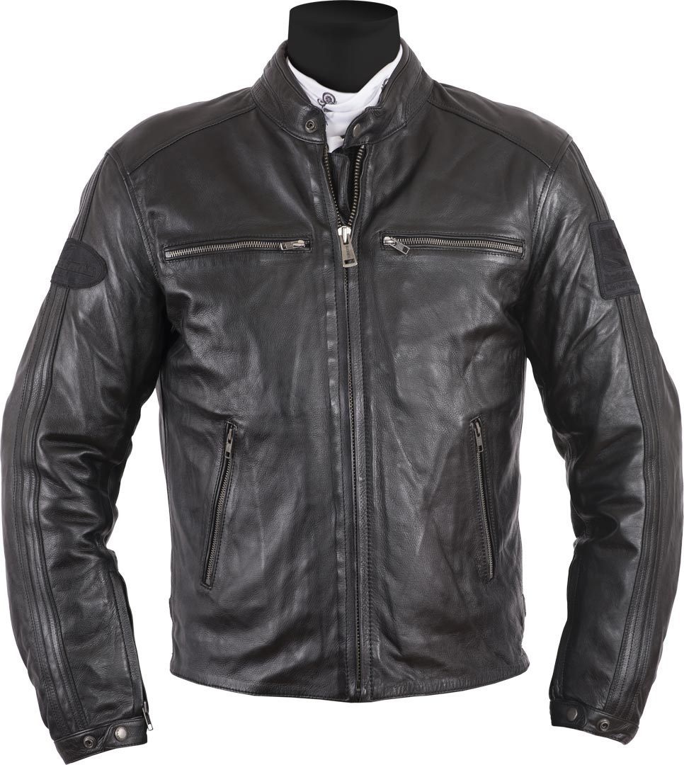 Helstons ACE Rag Leren jas, zwart, XL