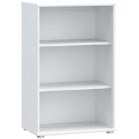 Forte Bücherregal Tempra 54 x 34,8 x 85,5 cm Weiß