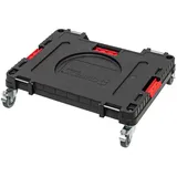 Toolbrothers RHINO XXL mobiler Transportroller ECO Rollbrett Transport Plattform 625 x 503 x 160 mm 120 kg Traglast mit Schwenkrädern aus Metall und Bremse