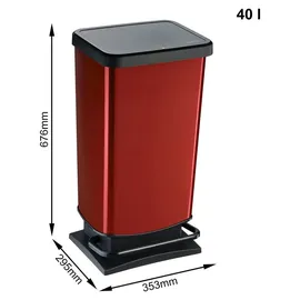 Rotho Paso 40 l red metallic
