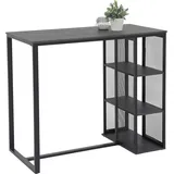 HELA Tische Bartisch Klara 120 x 60 x 103 cm Eiche Dunkelgrau
