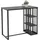 HELA Tische Bartisch Klara 120 x 60 x 103 cm Eiche Dunkelgrau