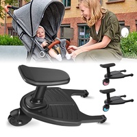 Vihir Buggy Board Trittbrett Mitfahrbrett Passend für Baby Jogger Travel Pram Kinderwagen für 2-6 Jahre alte Kinder, Mit Einer Maximalen Belastung von 25Kg