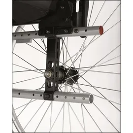Invacare Action 2 NG Rollstuhl mit Trommelbremse silbergrau 38 cm