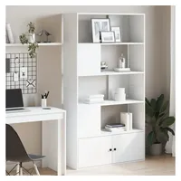 vidaXL Bücherregal 100 x 36 x 189 cm Weiß