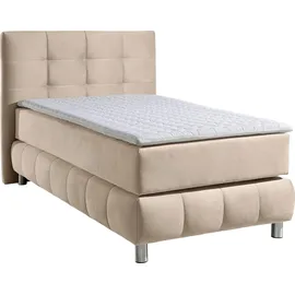 Andas Boxspringbett »Salo« incl. Topper, 6 Breiten, 2 Härtegrade, TFK auch in Härtegrad 4 beige