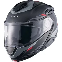 NEXX X.Lifetour Globe Matt Schwarz/Grau/Rot L