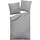 Traumschlaf Uni Flanell silber 200 x 200 cm + 2 x 80 x 80 cm