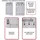MCW Wandgarderobe C89 Shabby Grau/Blau