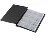 Münzalbum aus PU-Leder, 10 Stück, zum sicheren Aufbewahren von Münzen, Medaillons und Abzeichen