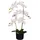 Leaf Kunstpflanze Orchidee, Blätter, 60 cm, groß, Weiß, 60cm Large White, LEAF-7040