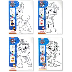 Paw Patrol - Mal-Set mit Leinwand, 4 Motive