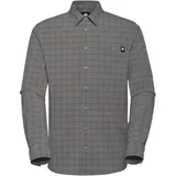 Mammut Lenni Langarmhemd Steel / Black XXL