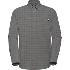 Mammut Lenni Langarmhemd Steel / Black XXL