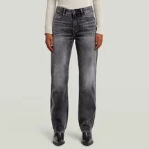 G-Star Iggie Straight Jeans faded scoria grey | Grau - Damen / 30-28
