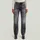 G-Star Iggie Straight Jeans faded scoria grey | Grau - Damen / 30-28