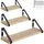 Tectake Wandregal 40 x 12 x 12 cm Eiche