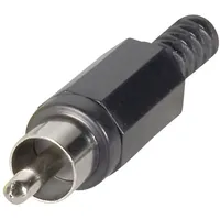 TRU Components 1578854 Cinch-Steckverbinder Stecker, gerade Polzahl 2 Gelb