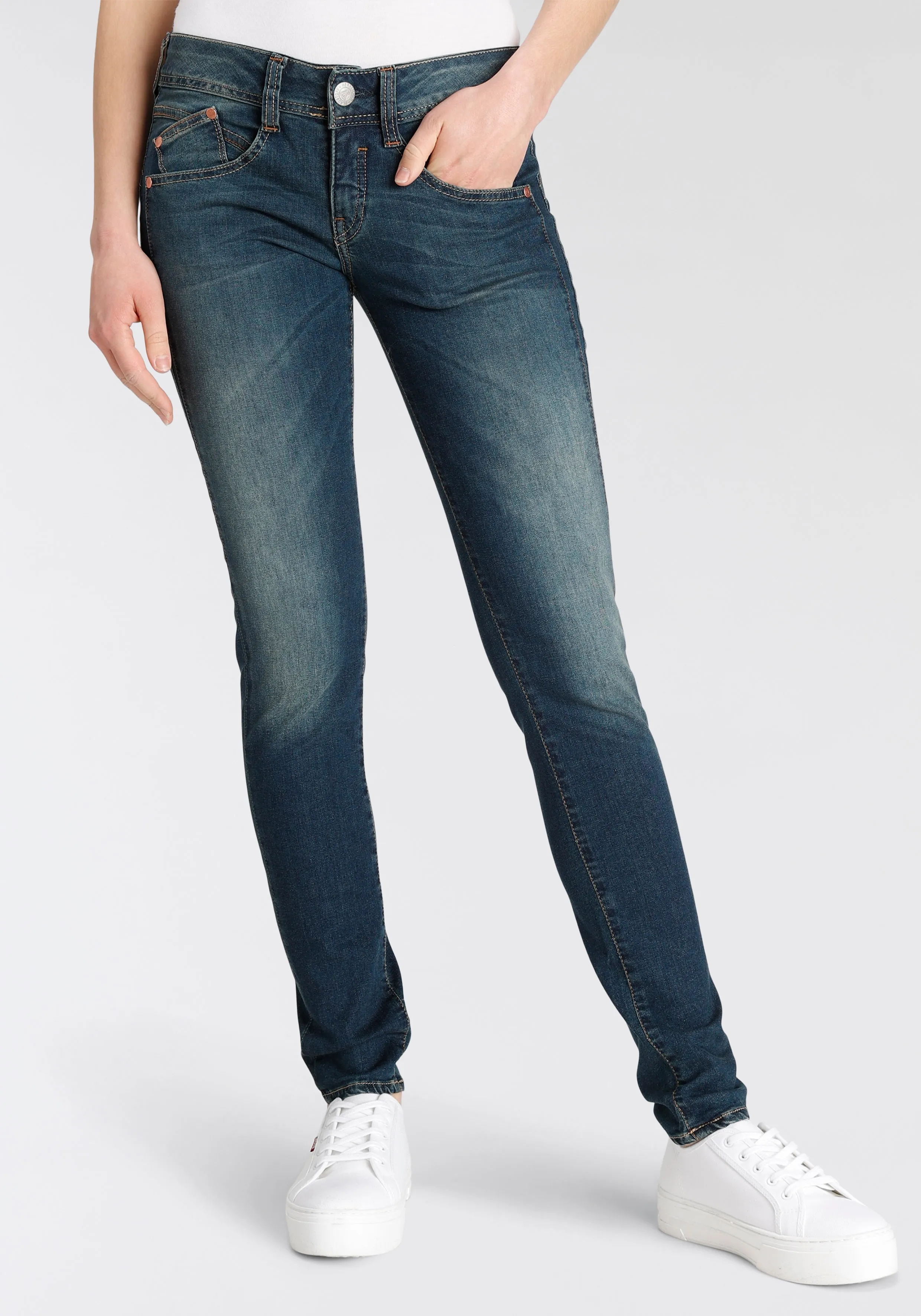 Herrlicher Slim-fit-Jeans »Gila Slim Organic Denim«, umweltfreundlich dank Kitotex Technology Herrlicher clean 26