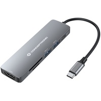 Conceptronic DONN11G USB-C Adapter - Silver