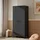 [en.casa] Kleiderschrank Hankasalmi 90 x 180 x 40 cm Schwarz