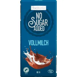Frankonia No Sugar Added Vollmilchschokolade 80 g