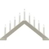Konstsmide 3984-975 Schwibbogen Pyramide Warmweiß LED Beige (matt)