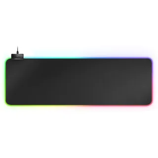Mars Gaming MMPRGB2 XXL, Mauspad RGB 12 Modi, 2 USB 2.0, Schwarz