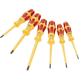 WERA Schraubendreher-Satz 1060 i/1062 i/6 VDE Red/Yellow