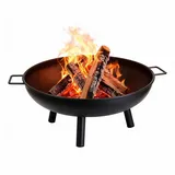Montafox Feuerschale Ø 58 cm Schwarz