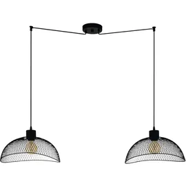 EGLO Pompeya 2-flg. Ø450 rund schwarz