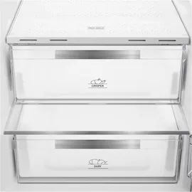 Bauknecht KGDNF 203 C Kühl-Gefrierkombination (355 l, 2035 mm hoch, Silber)