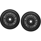 Bad Company Hantelscheiben aus Gusseisen I Gewichtsscheiben 30/31 mm für das Hanteltraining I 20 kg (2 x 10 kg)