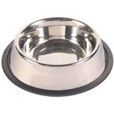 Trixie Edelstahlnapf, Gummiring 0,9 l 17 cm