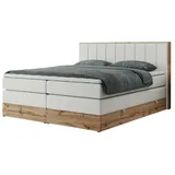 MKS Meble Boxspringbett mit Bettkasten ¦ weiß ¦ Maße (cm): B: 148 H: 115